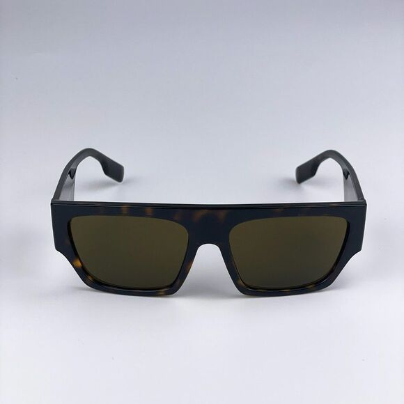 Burberry BE4397U MICAH 300273 Sunglasses Dark Havana Dark Brown Square Unisex - Picture 1 of 10